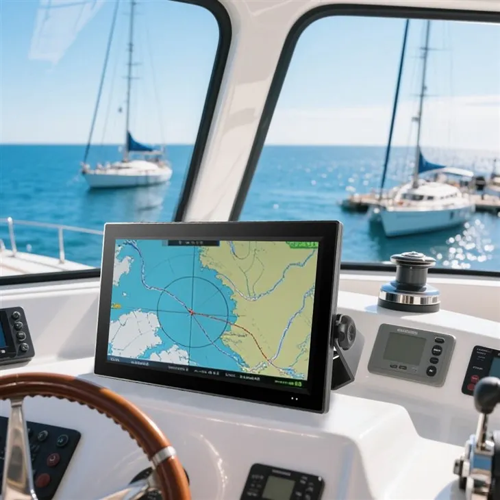 Wyświetlacz monitora morskiego